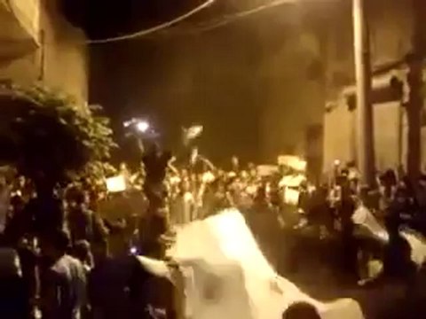 Syria فري برس حلب مساكن هنانو امسية 17 7 2012 ج3 Aleppo