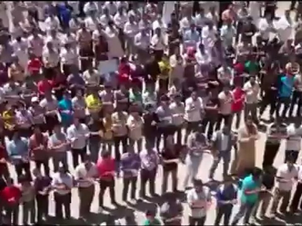 Syria فري برس  ادلب جسر الشغور البشيرية مظاهرة الثلاثاء 17 7 2012 Idlib