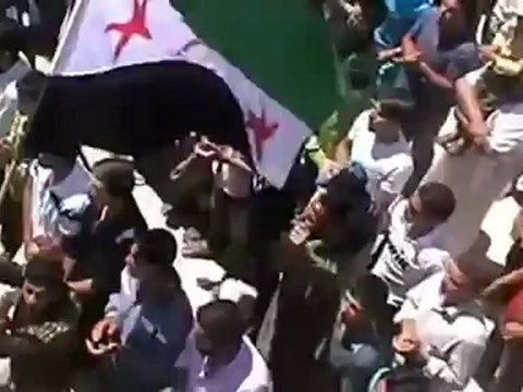 Syria فري برس حماه المحتلة مظاهرة لأحرار التوبة وأحرار جبل شحشبو الثلاثاء 17 7 2012 Hama