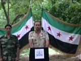 Syria فري برس تشكيل كتائب أحرار الشمال بقيادة الملازم أول بلال خبير   16 7 2012 Syria