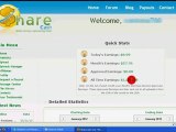 How To Earn Money With Sharecash Tutorial