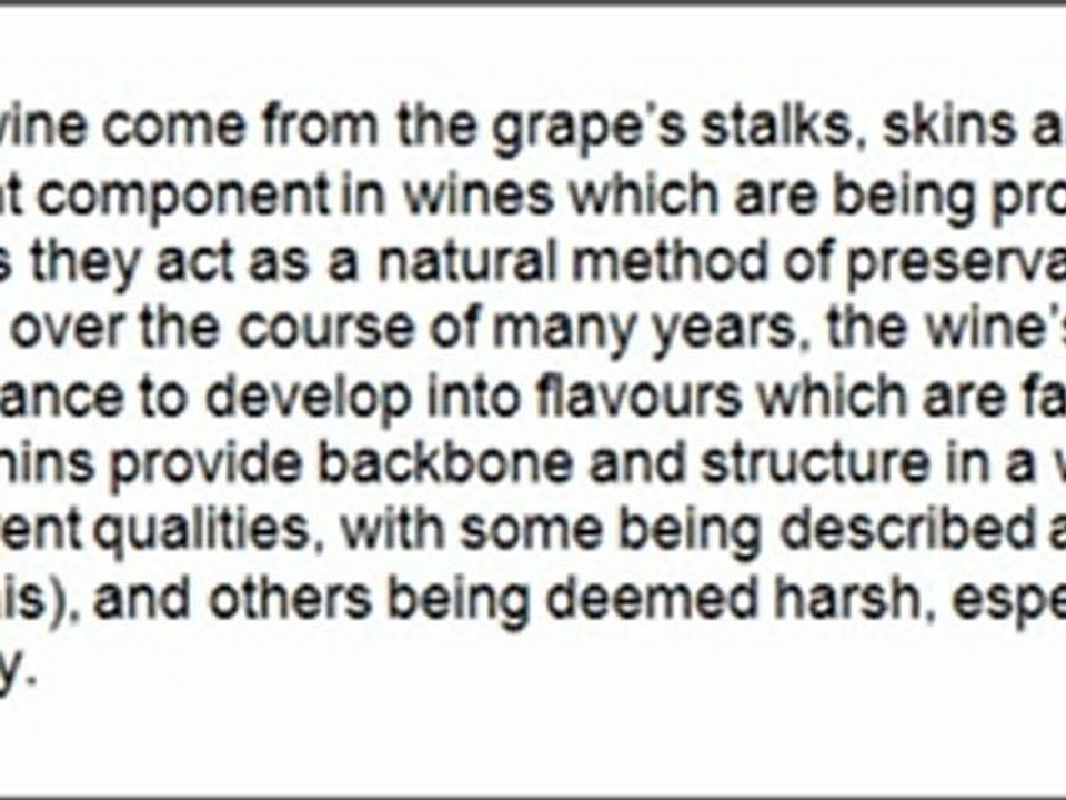 Capital Vintners explains the different characteristics of wine