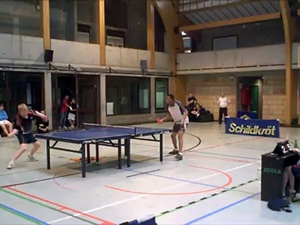 Match exhibition Cedric Merchez et Simon Ebodé