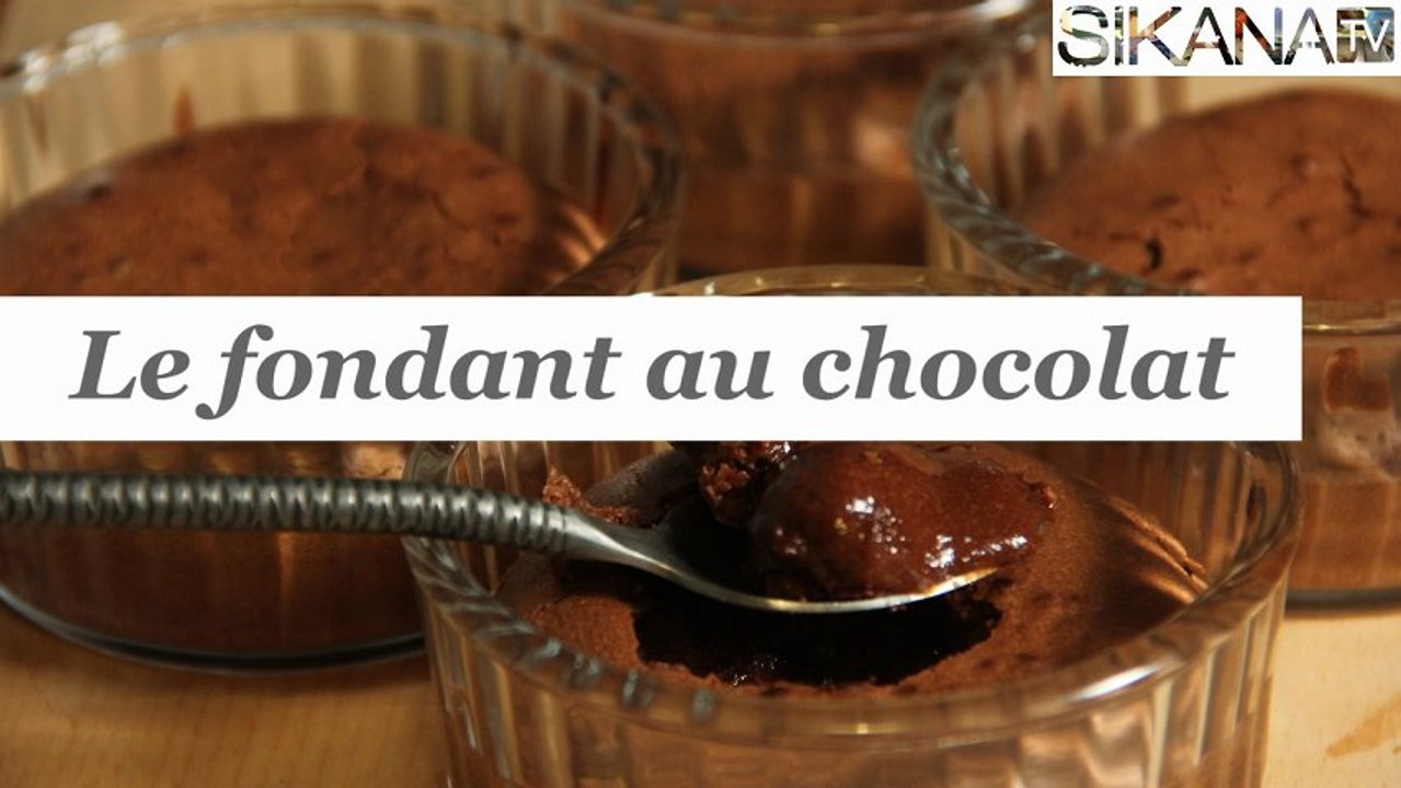 Recette facile : le fondant au chocolat - inratable & excellent - HD