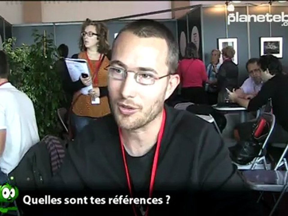 Vincent en interview pour planetebd.com