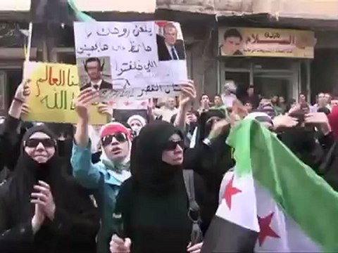 Clashes in Syria's Aleppo, tense calm in Damascus