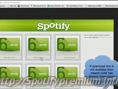 100% working Latest Spotify Premium Codes [3,6 and 12 Months - Proof Inside]