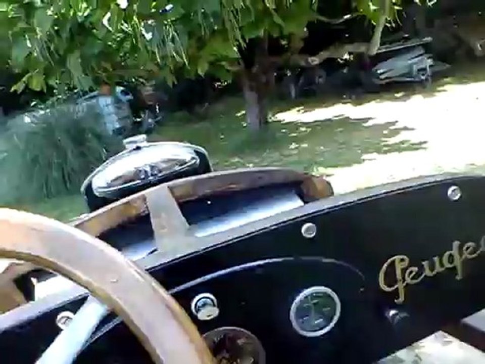 Premiers tours de roues Cyclecar peugeot 190s 1928