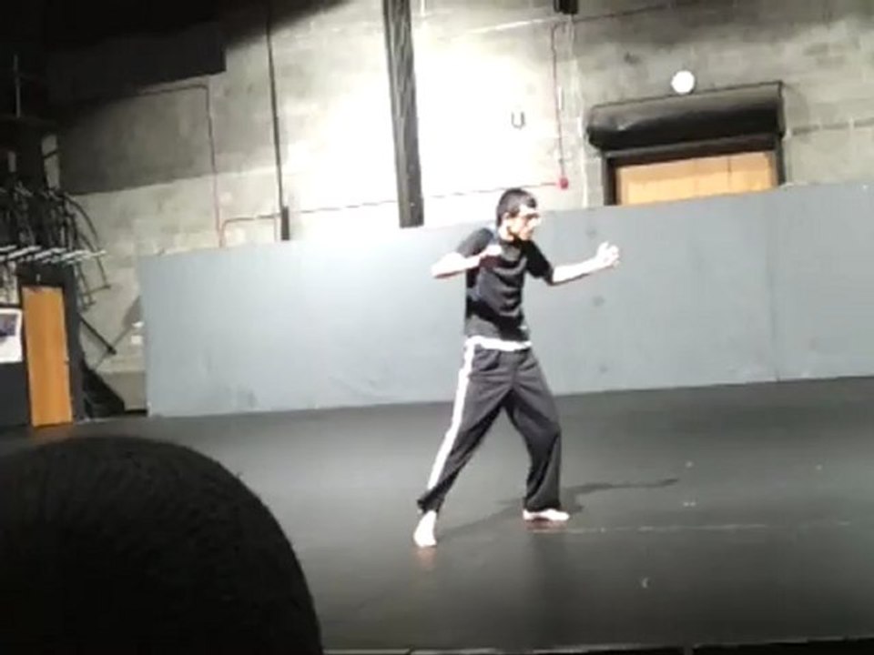 solo dance by Nepali boy