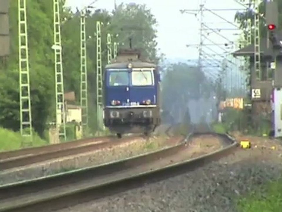 Züge Hammerstein-Leutesdorf, Northrail E1142, MRCE 185, SNCF Prima, 3x 185, 155, 2x 143, 4x 425