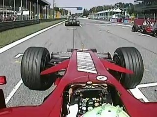 F1 2007 - R13 - Massa onboard start Monza