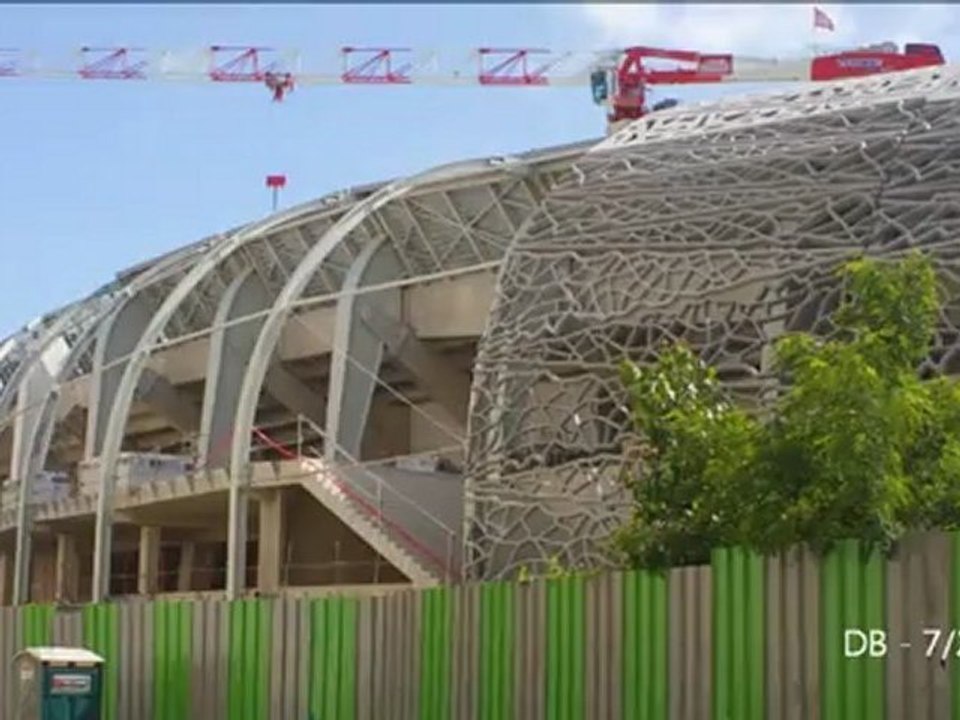 18/7/2012 avancement des travaux du stade Jean Bouin