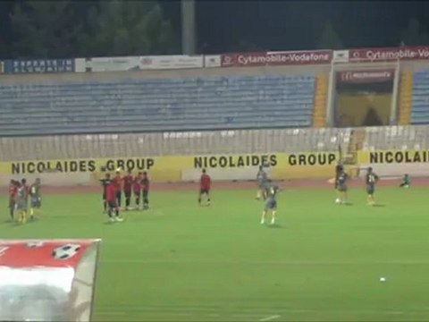 Φιλικό ΑΕΚ-Αγία Νάπα (γκολ Παύλου)