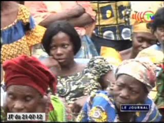 La candidate Silvie Ntsona  adresse un message aux populations de Goma Tsé-Tsé