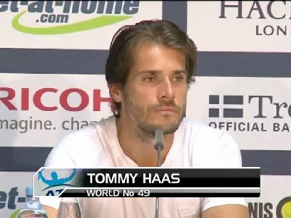Tommy Haas - Tierisch stolz im Finale zu stehen