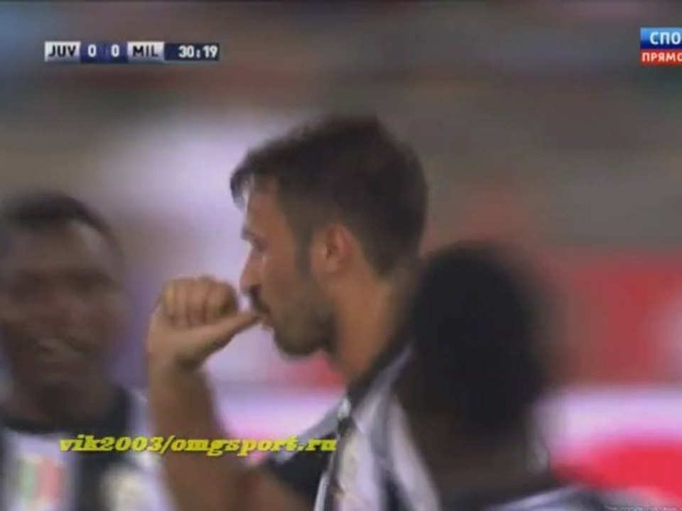 JUVENTUS 1-0 MILAN highlights HD/21.07.2012