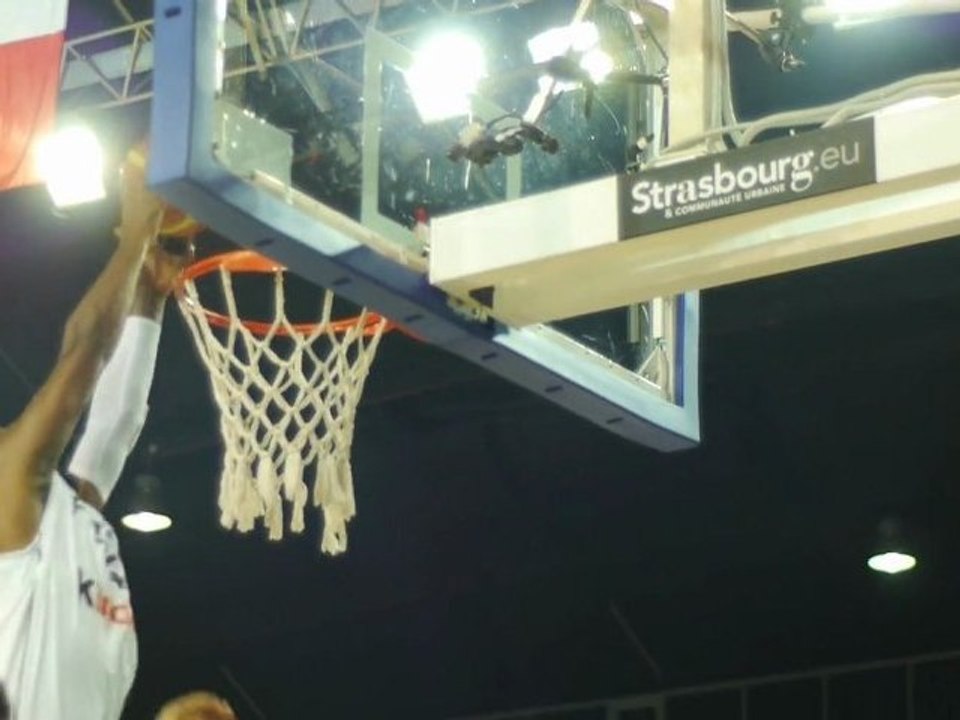 Claquette Ronny Turiaf, France-Brésil, Strasbourg - 21 juillet