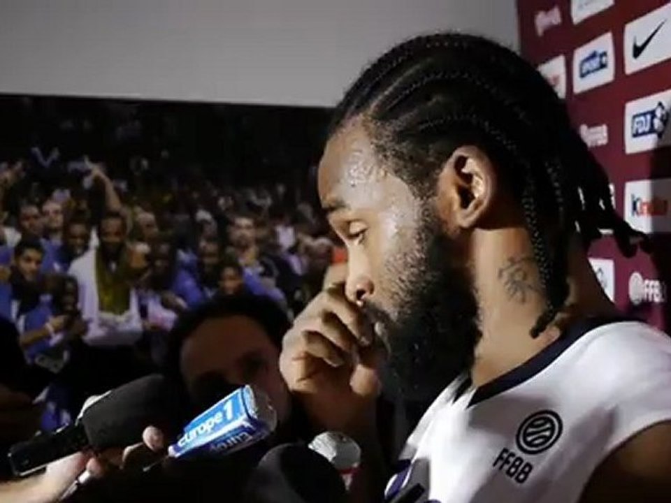 Réaction Ronny Turiaf, France-Brésil, Strasbourg - 21 juillet