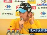 Quand Wiggins ne veut pas parler français...