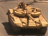 Syria T-72 Tanks In Damascus