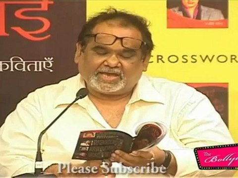Satish Kaushik reading Rajiv Paul's 'MUMBAI MOHOBAT AUR TANHAI'
