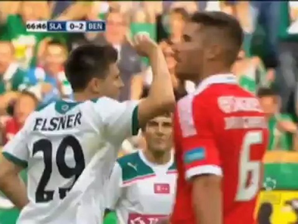 Benfica schießt slask aus dem stadion