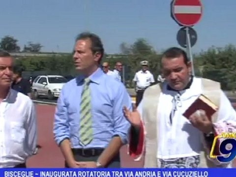 Bisceglie | Inaugurata rotatoria tra via Andria e via Cucuziello