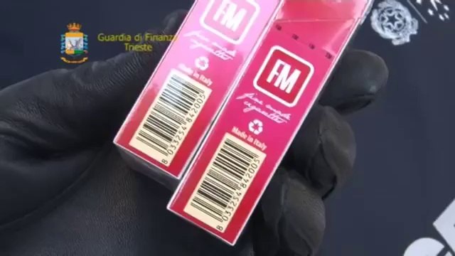 Trieste - Contrabbando, la Gdf sequestra 5,6 ton. di sigarette (21.07.12)
