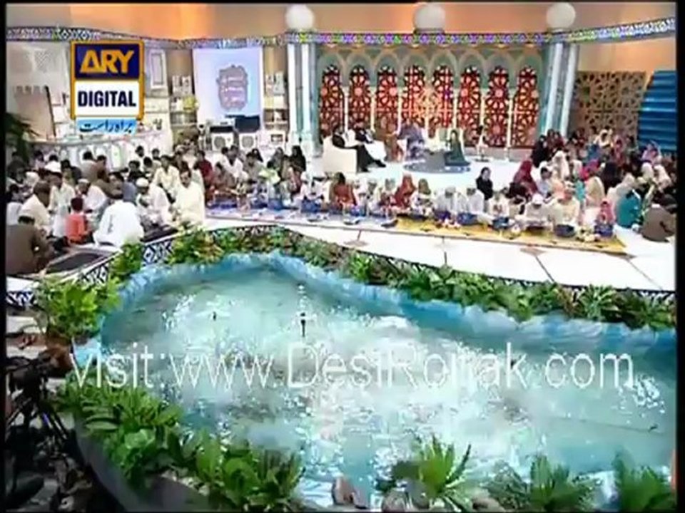 Faizan-e-Ramzan on Ary Digital - Iftar Transmission - Part 15 - 21st July 2012