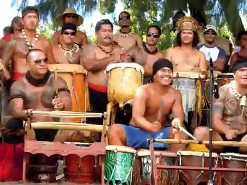percussions va'a te aito hommes