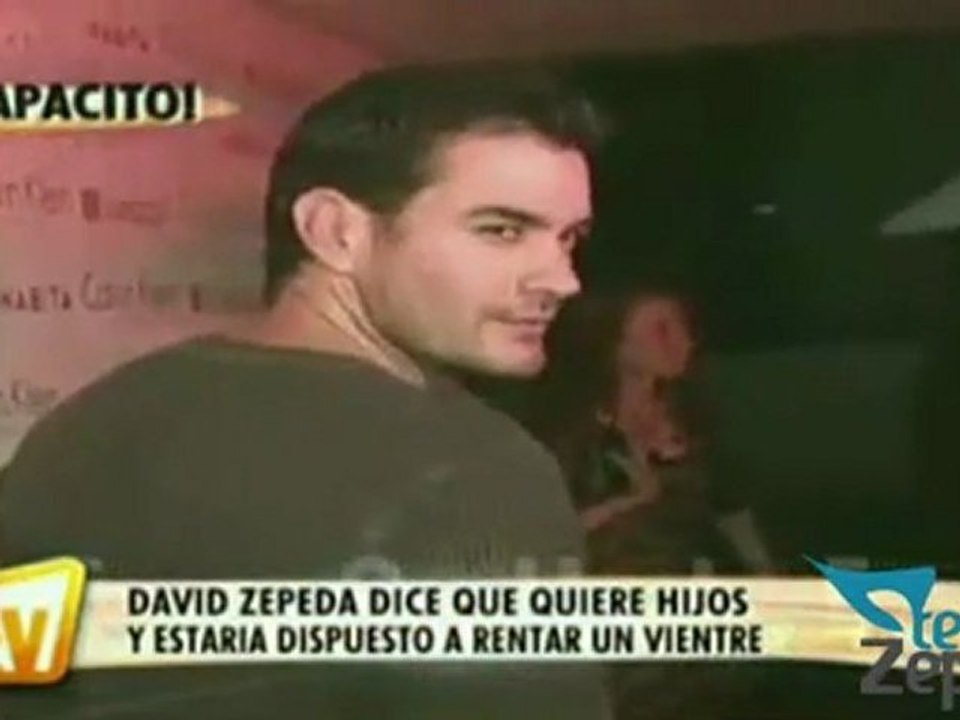 David Zepeda @davidzepeda1 dice que desea tener hijos || ETV
