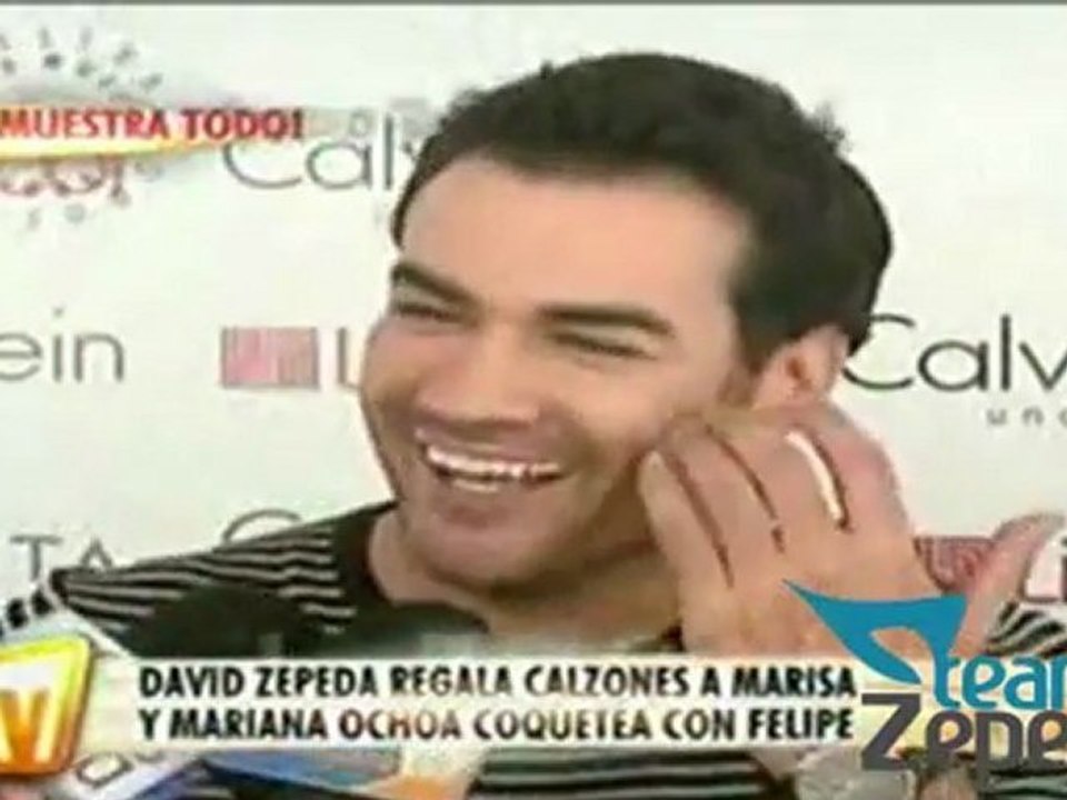 David Zepeda @davidzepeda1 en campaña CK habla sobre próximos proyectos ETV