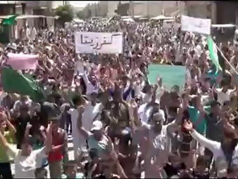 Syria فري برس حماة المحتلة كفرزيتا جمعة رمضان النصر سيكتب في دمشق 20 7 2012 Hama