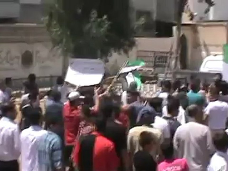Syria فري برس حماه المحتلة الاربعين  رمضان النصر سيكتب في دمشق 20 7 2012 Hama