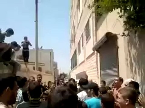 Syria فري برس حماة المحتلة حي القصور مظاهرة 2012 7 20 ج2 Hama