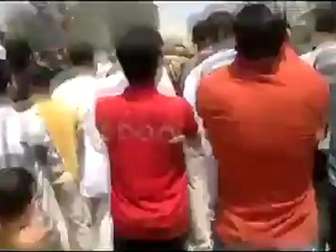 Syria فري برس حماه المحتلة حي كازو مظاهرة في جمعة رمضان النصر سيكتب في دمشق 1 رمضان 20 7 2012 ج1 Hama