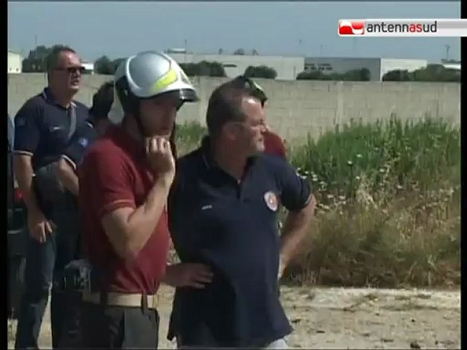 TG 11.07.12 Brindisi: ancora fiamme nel deposito della zona industriale