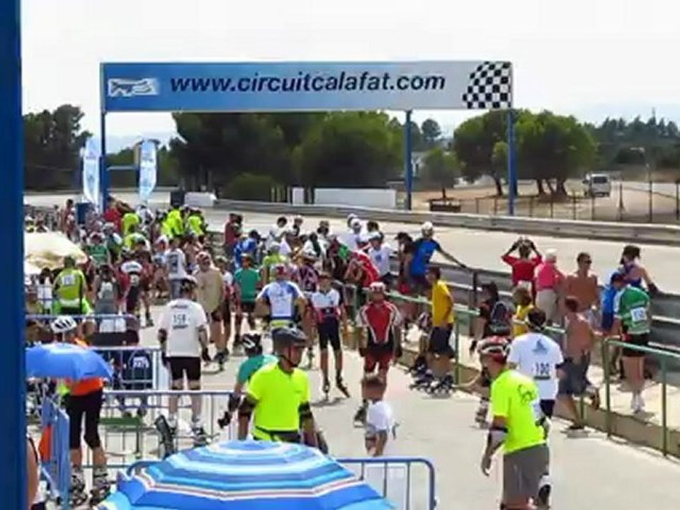 Départ_24h Roller Tour_Circuit de Calafat