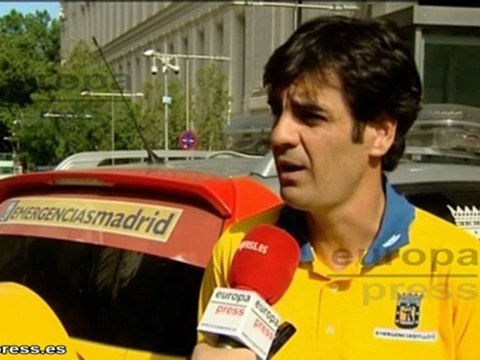 Hombre herido tras ser atropellado en Madrid