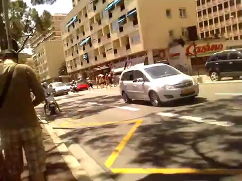 Ferrari F355 berlineta+porsche GT3 accélération in monaco 2012