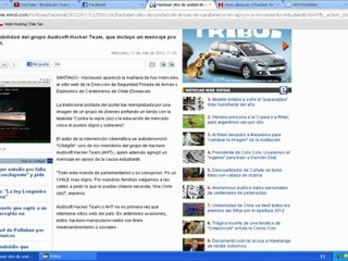 C0d1g0x hackea la pagina de la Dirección de Armas y Explosivos de Carabineros