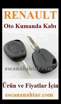 Megane Anahtar Megane 2 Kart Anahtarı Escan Anahtar da