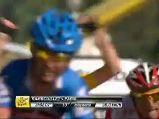 Sprint d'arrivée du Tour