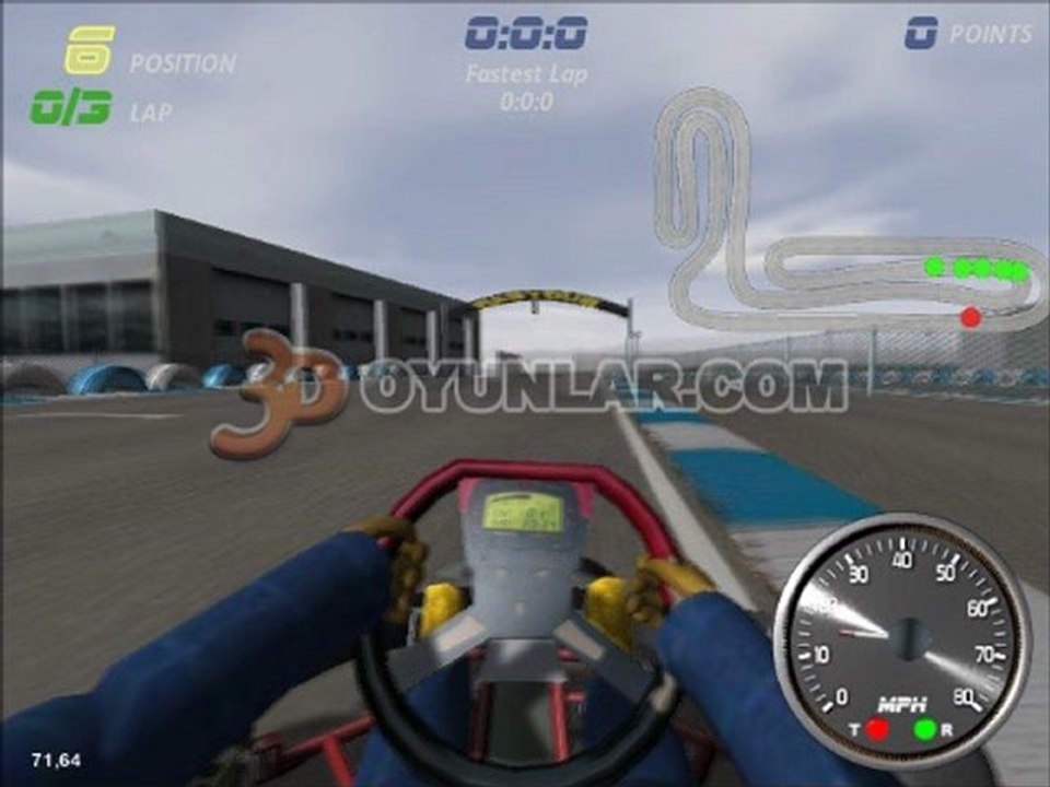 3doyunlar.com - 3D süper karting oyunu