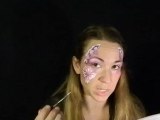 Face Painting Ideas: Floral Butterfly Design