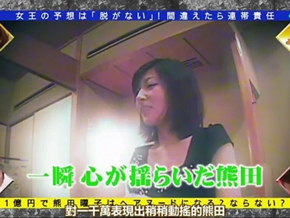【倫敦之心字幕組】King Judge 熊田曜子- 億元酬勞裸體寫真抉擇