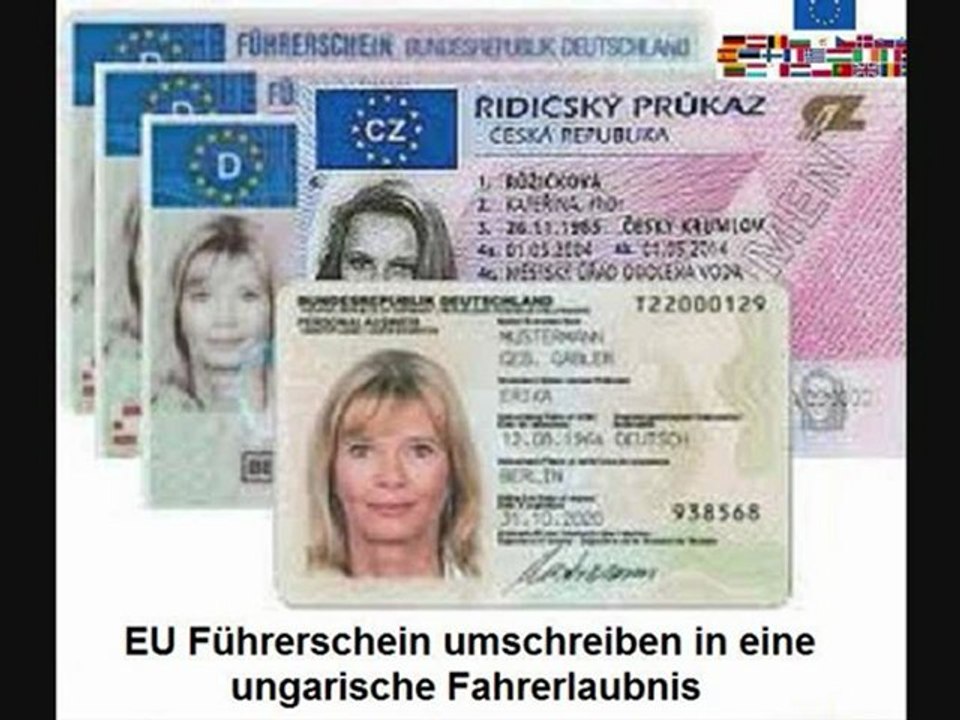EU Führerschein umschreiben in eine ungarische Fahrerlaubnis