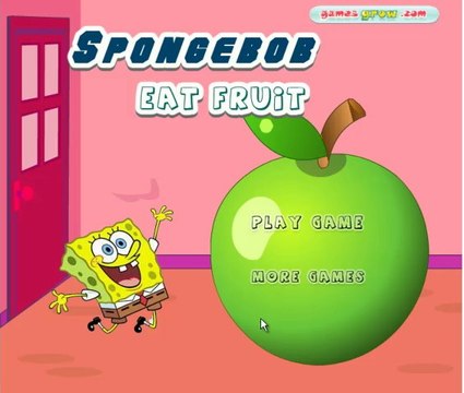 Jogo do Bob Esponja de comer Fruta