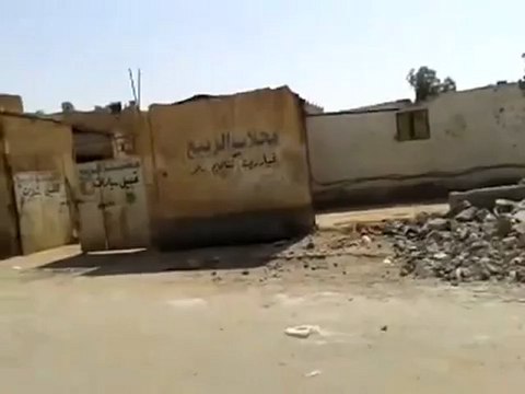 Syria فري برس البوكمال آثار الدمار والقصف على الجامع الكبير والسوق التجاري 22 7 2012 ج3 ALbokamal