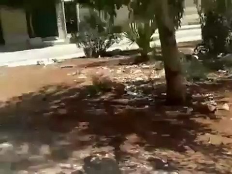 Syria فري برس حلب اشتباكات في حي الصاخور 22 7 2012 Aleppo